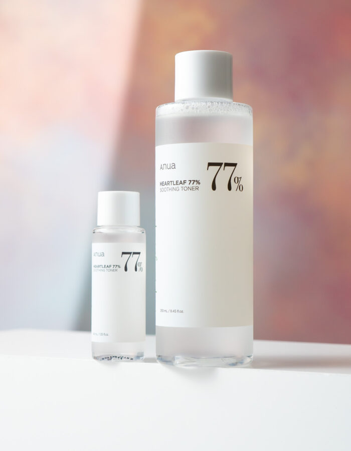 Heartleaf 77% Soothing Toner Bottles 40ml and 250ml