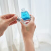 Miguhara Aqua Balance Ampoule, 35mL, in a sophisticated glass bottle with a dropper for precise application. The design highlights its hydrating and balancing formula, ideal for achieving refreshed and radiant skin. Perfect for enhancing any skincare routine.
