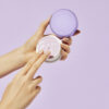 A sleek jar of Behydy Plum Cream, 50g, featuring a minimalistic design with soft pastel tones. The cream's packaging showcases a plum-inspired aesthetic, emphasizing hydration and rejuvenation for the skin. Perfect for daily skincare routines.