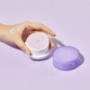 A sleek jar of Behydy Plum Cream, 50g, featuring a minimalistic design with soft pastel tones. The cream's packaging showcases a plum-inspired aesthetic, emphasizing hydration and rejuvenation for the skin. Perfect for daily skincare routines.